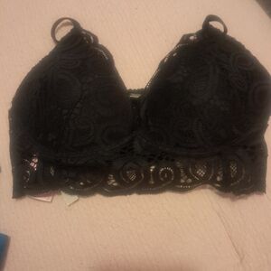 Victoria's Secret Elegant Black Lace Bralette